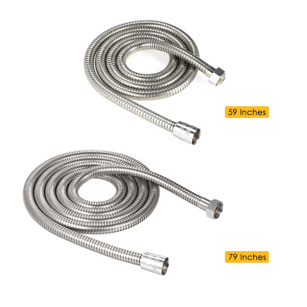 79 Inches Shower Hose Flexible Stainless Steel Tube For