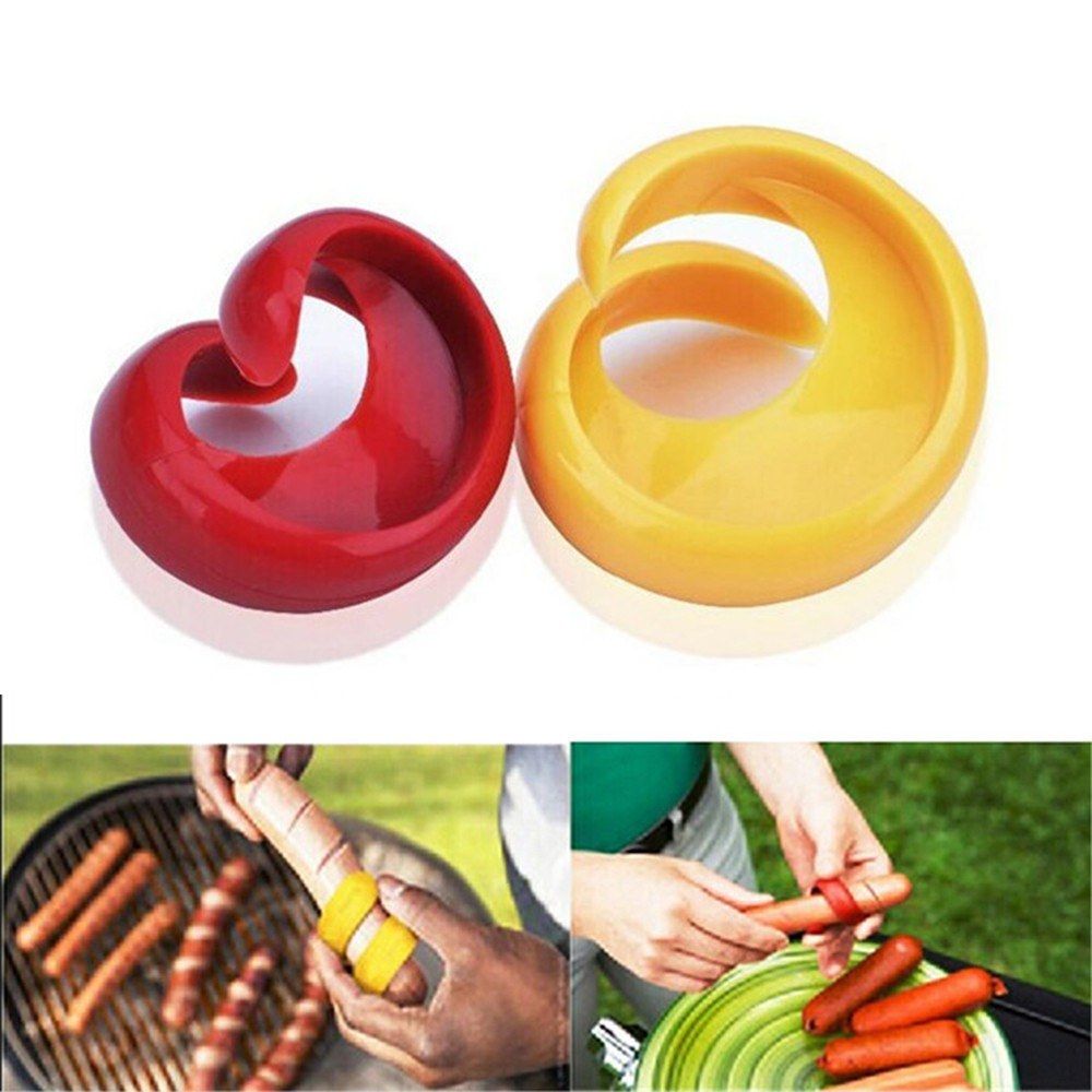 2Pcs Sausage Cutter Set Food -Grade Plastic Manual Sausage