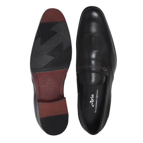 Men’s Plain Styled Slip-on Shoe - Black - Msh-4733
