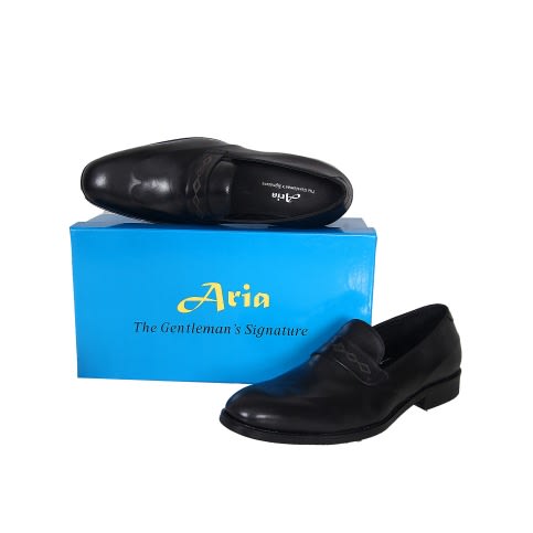 Men’s Plain Styled Slip-on Shoe - Black - Msh-4733