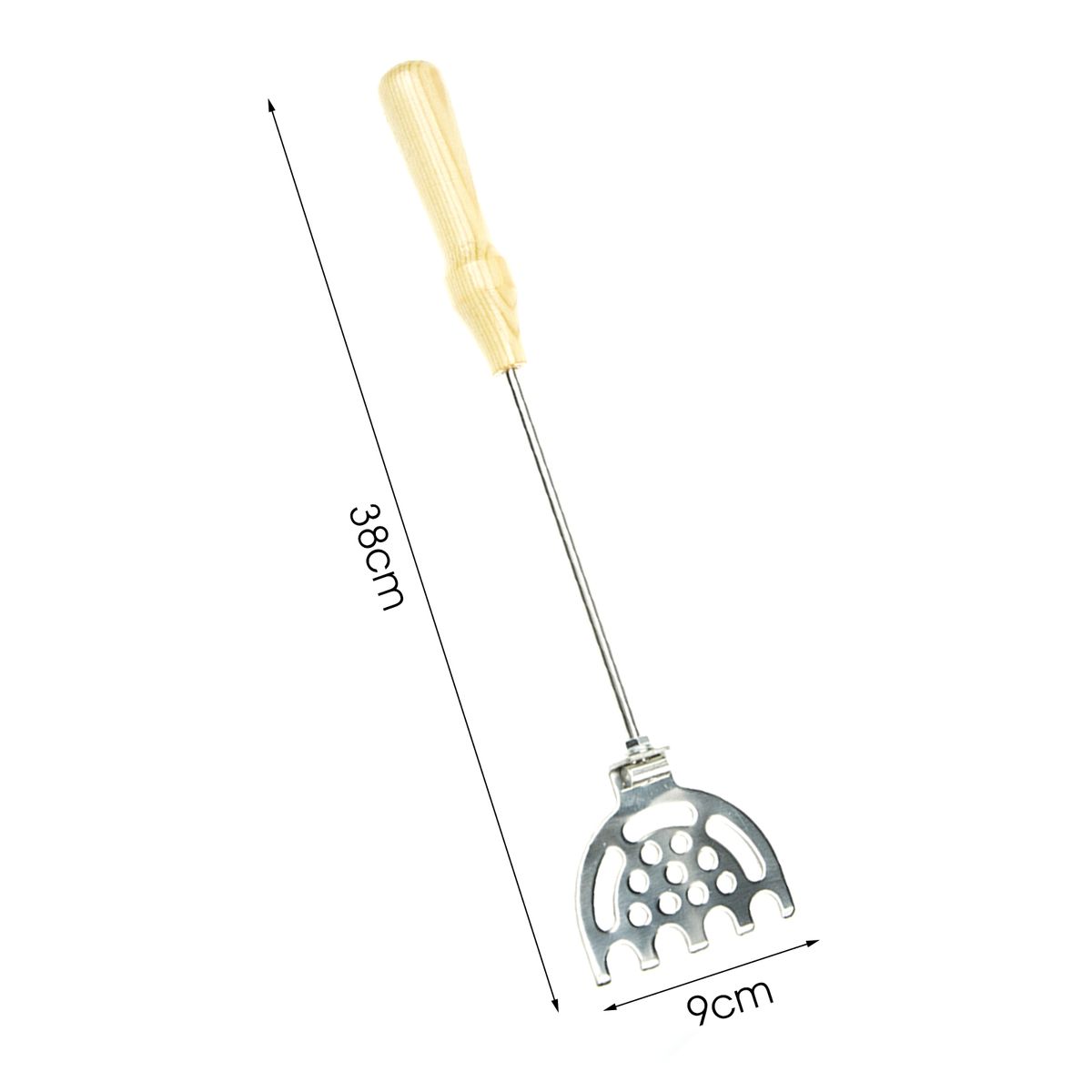 Professional Shrimp Bait Shovel 9 Holes-Stainless Steel