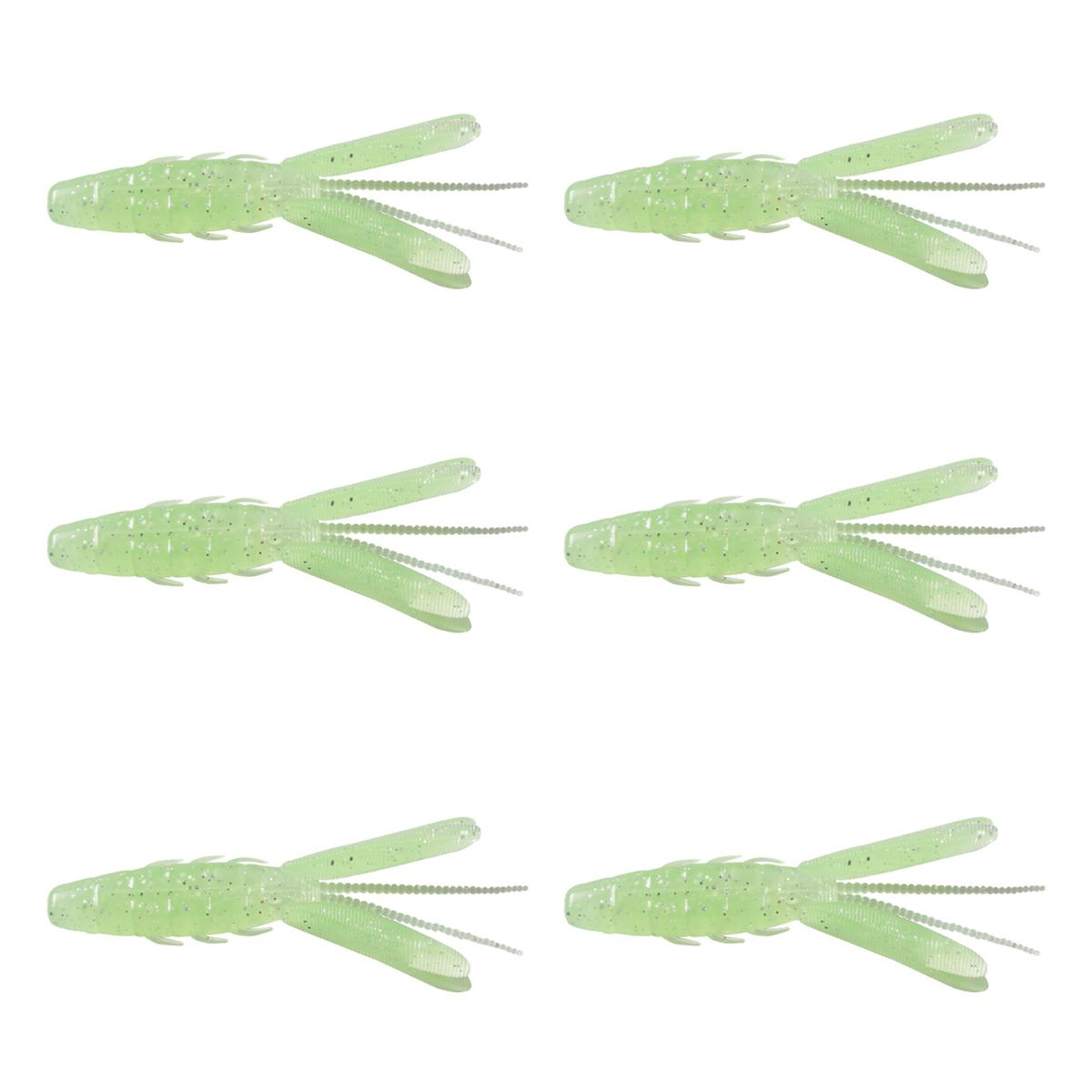6Pcs 90mm Convenient Fishing Bait High Performance-White