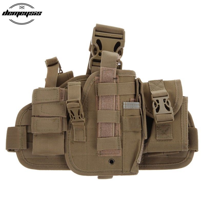 Tactical Drop Leg Gun Holster Ary  Combat Molle  Handgun