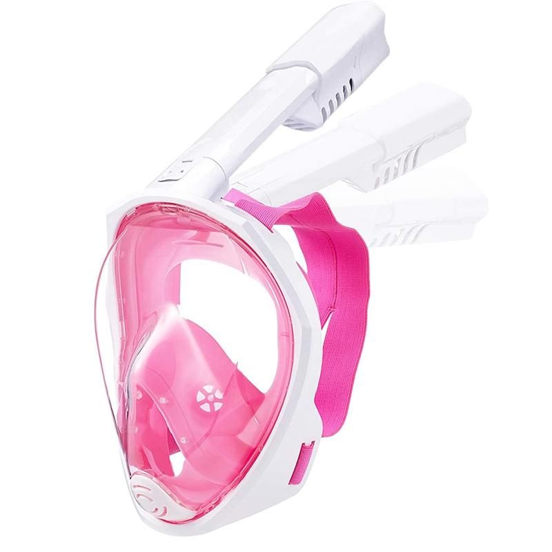 Face Snorkel Mask 180° Panoramic with Detachable Camera