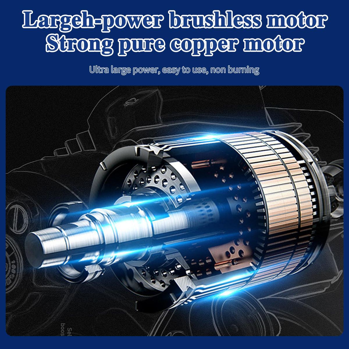 Handheld Pressure Washer Portable Powerful Cleaner 50bar/725PSI 350W Cordless Power Washer with Rechargeable 2 Pack 1500mAh*10 Battery Brushless Motor 6in1 Injection 10m Tube Toolbox Package Car Washer Gun for Home Floor Clea