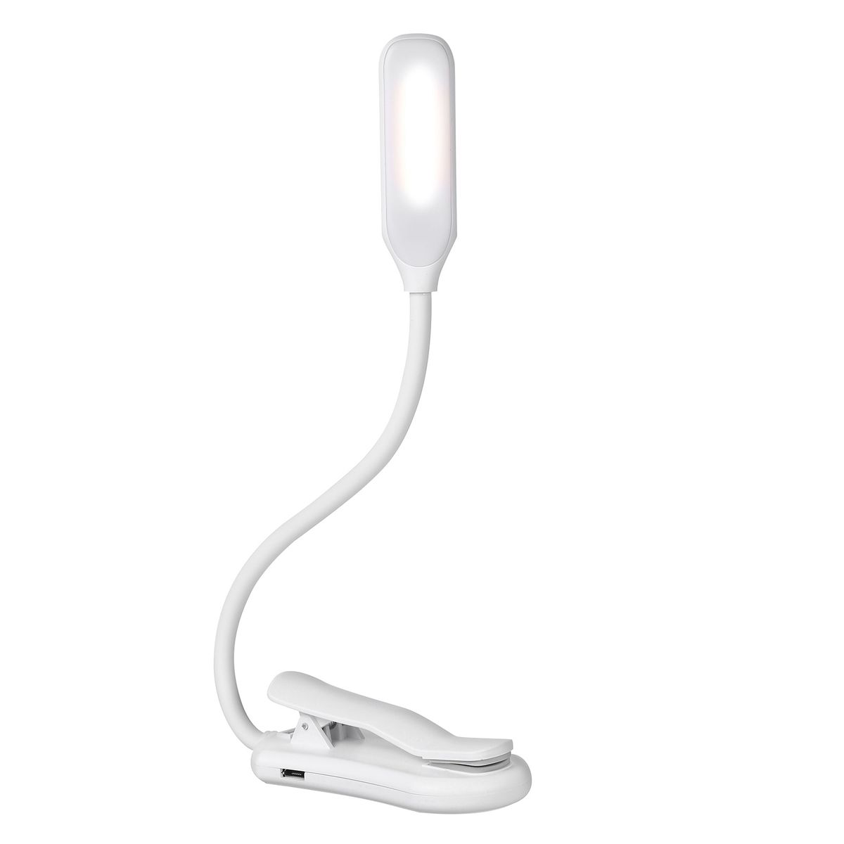 7 LEDs Reading Light Book Clamp Clip Lamp Flexible Bendable