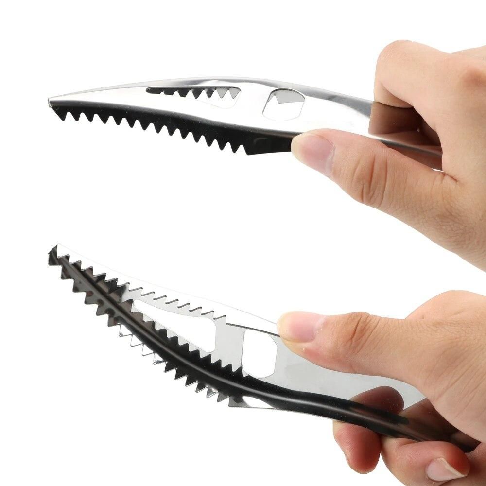 Fish Scale Planer Kitchen Accessories Scaler Brush Stainless Steel Fish Skin Scraper Seafood Tools Peeler Remover