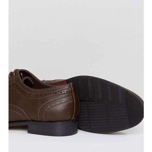 Brogues Shoes - Brown