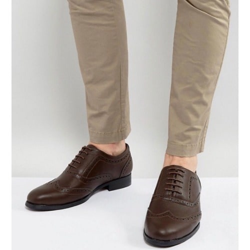 Brogues Shoes - Brown