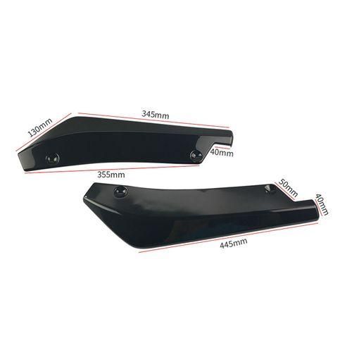 2Pcs Universal Car Rear Bumper Lip Diffuser Splitter