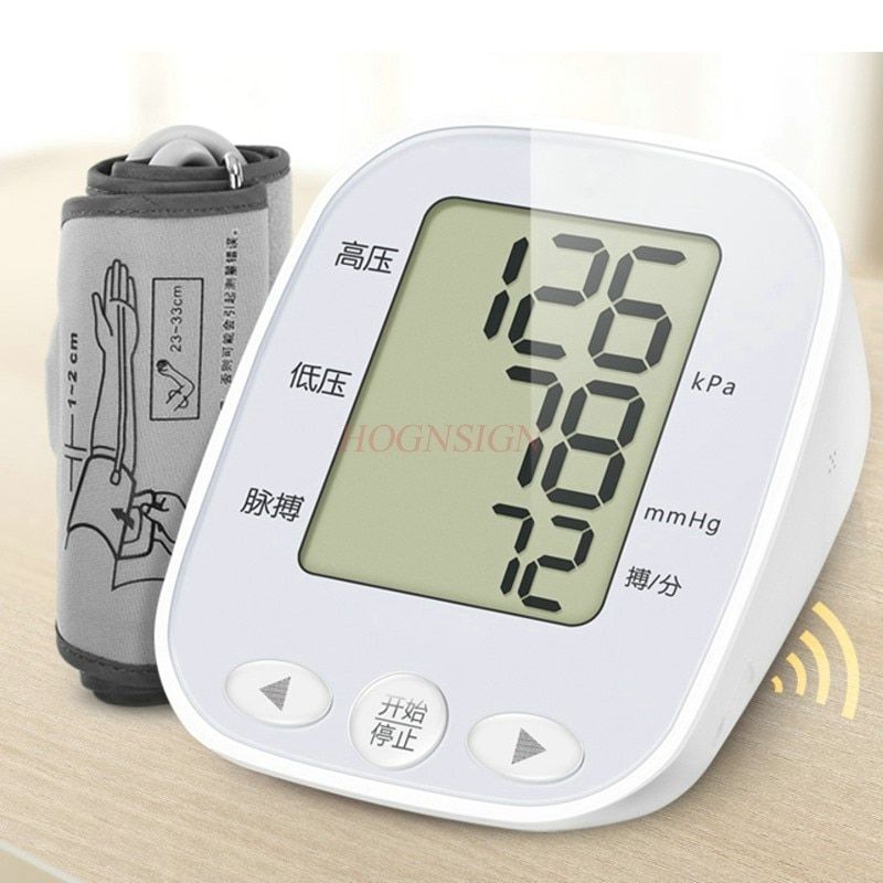 High Precision Integrated Machine Electronic Blood Pressure Measuring Instrument Automatic Home Elderly Monitor Gas Press