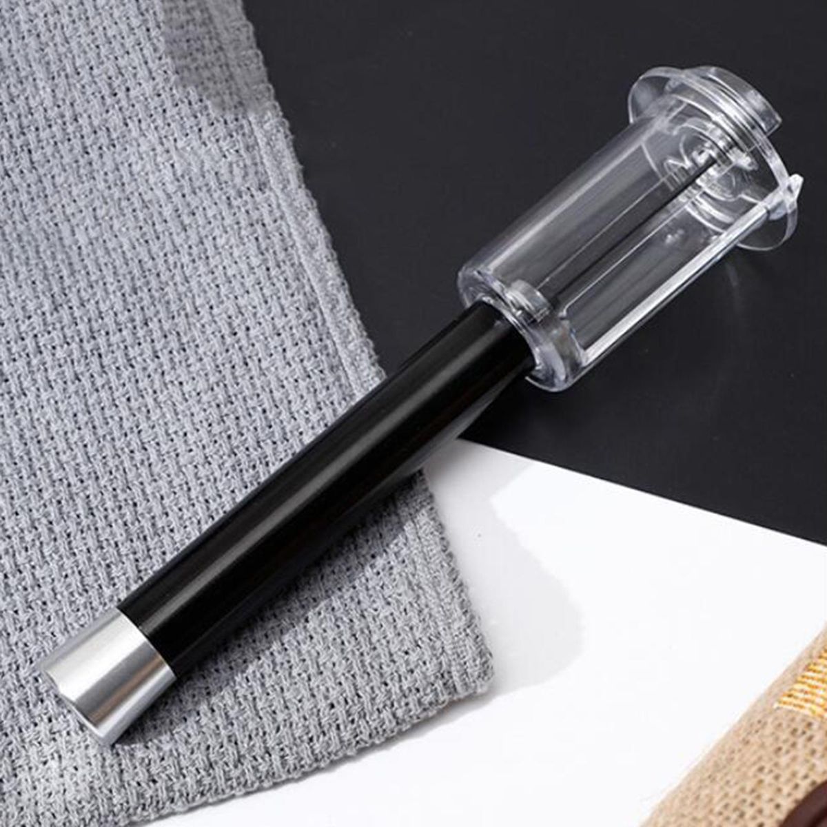 Cork Remover Vacuum  Bottle Corkscrew For With Box