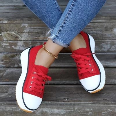 Women Sneakers - Red