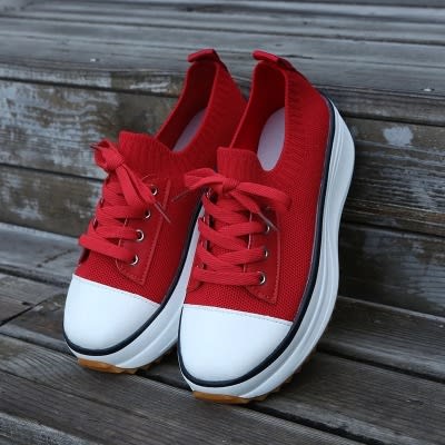 Women Sneakers - Red
