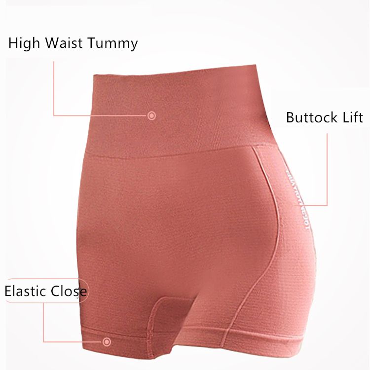 Hips High Waist Womens Sports Breathable Yoga Shorts