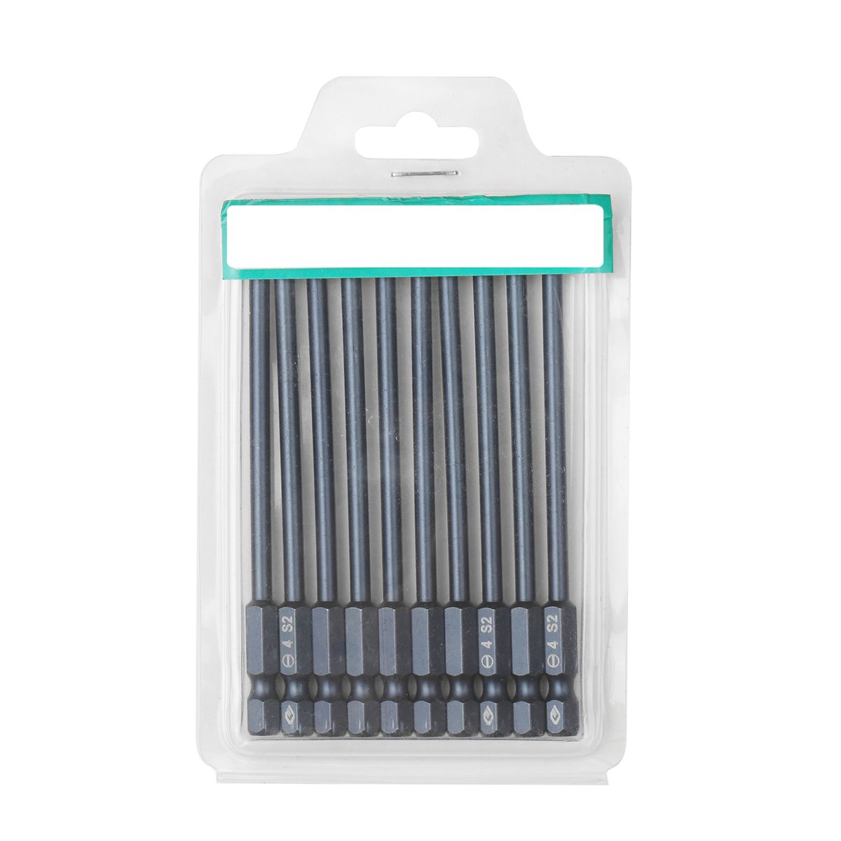 10-Piece Slotted Screwdriver Bit Set 1/4-inch Hex Shank S2