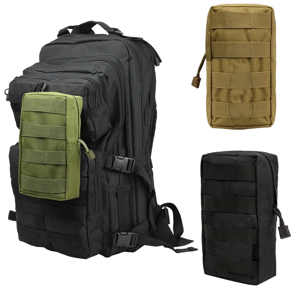 Outdoor Tactical Waist Bag Men Camping Mobile Phone Pouch Army Heavy Duty Travel Sport Military Hunting Accessories Waist Pack(#ACU)