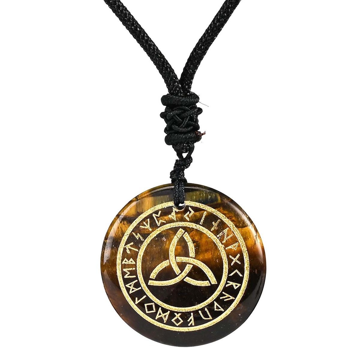 Fashion Triquetra Necklace Necklace For Boys Womens Yellow