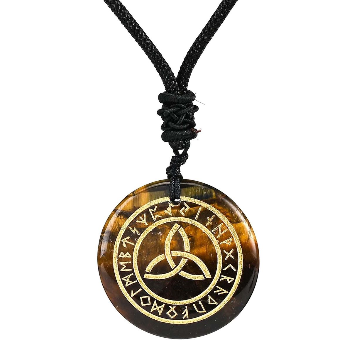 Fashion Triquetra Necklace Necklace For Boys Womens Yellow