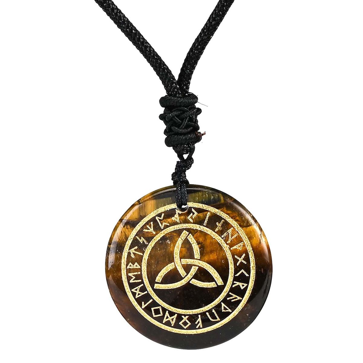 Fashion Triquetra Necklace Necklace For Boys Womens Yellow