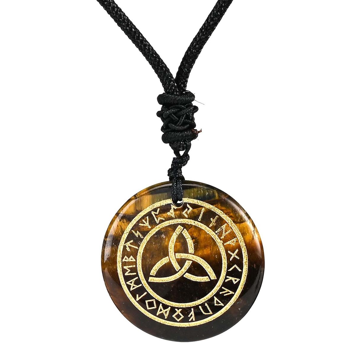 Fashion Triquetra Necklace Necklace For Boys Womens Yellow