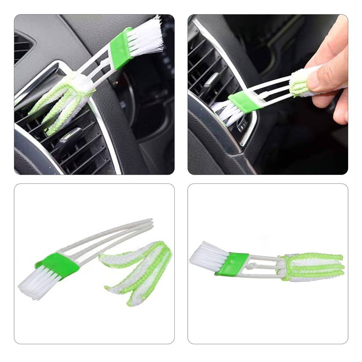 14PCS Car Detailing Brush Kit Set 5 Detail Brush 3 Drill