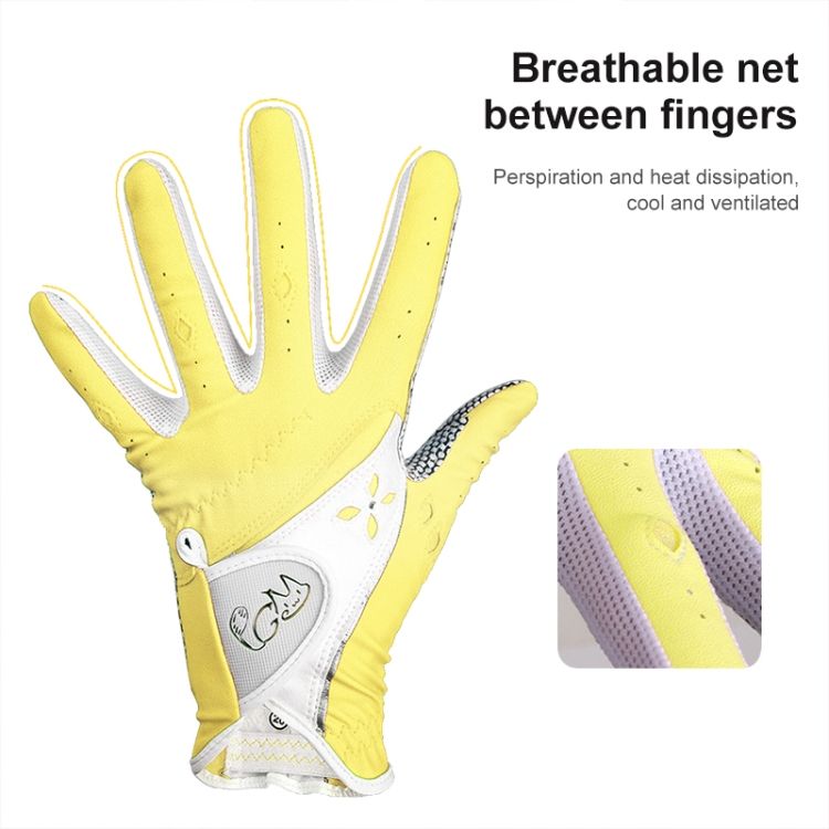 PGM One Pair Golf Non- PU Leather Gloves For Women 21