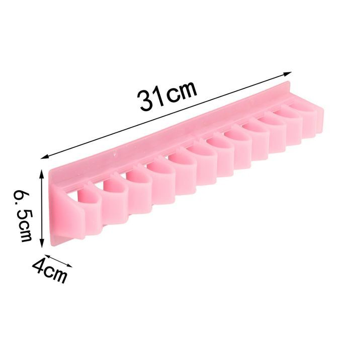Stables Riding  Rack Holder Holds Up To 12 Whips Bracket Wall Pink