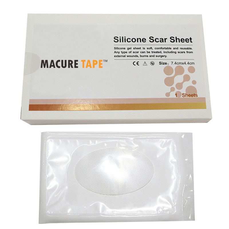7.4cm*4.4cm Silicone Scar Away Patch Sheet Wound Marks Skin