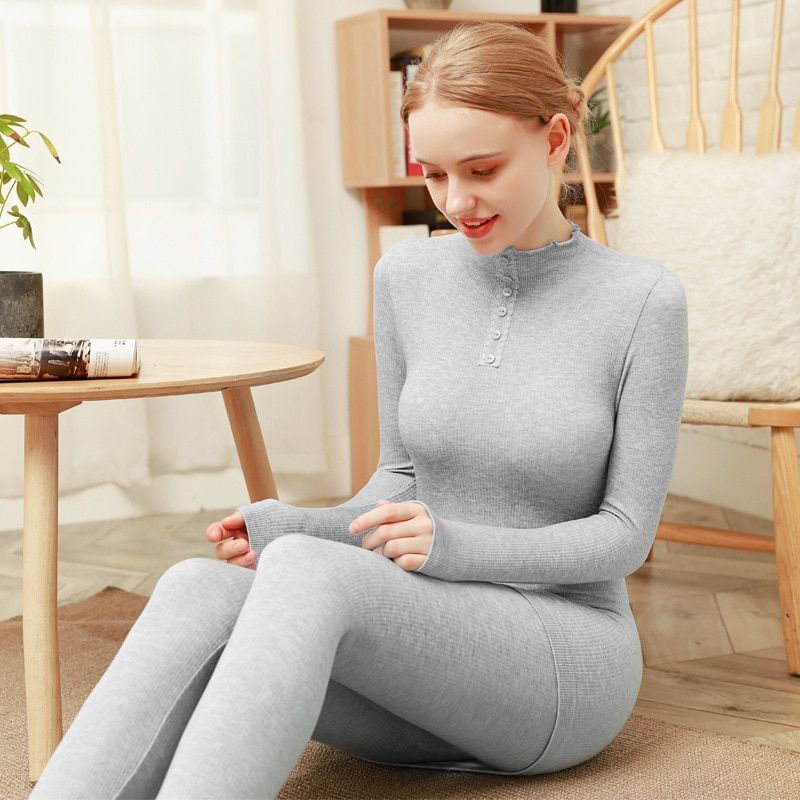 Women's Thermal Underwear Female Long Johns Winter Thermal Set