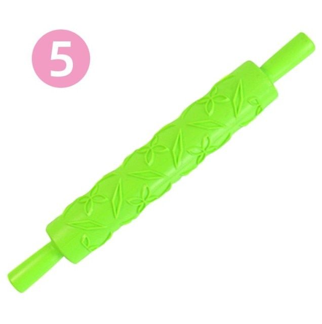 2PCS Cake Embossing Mold With Roller