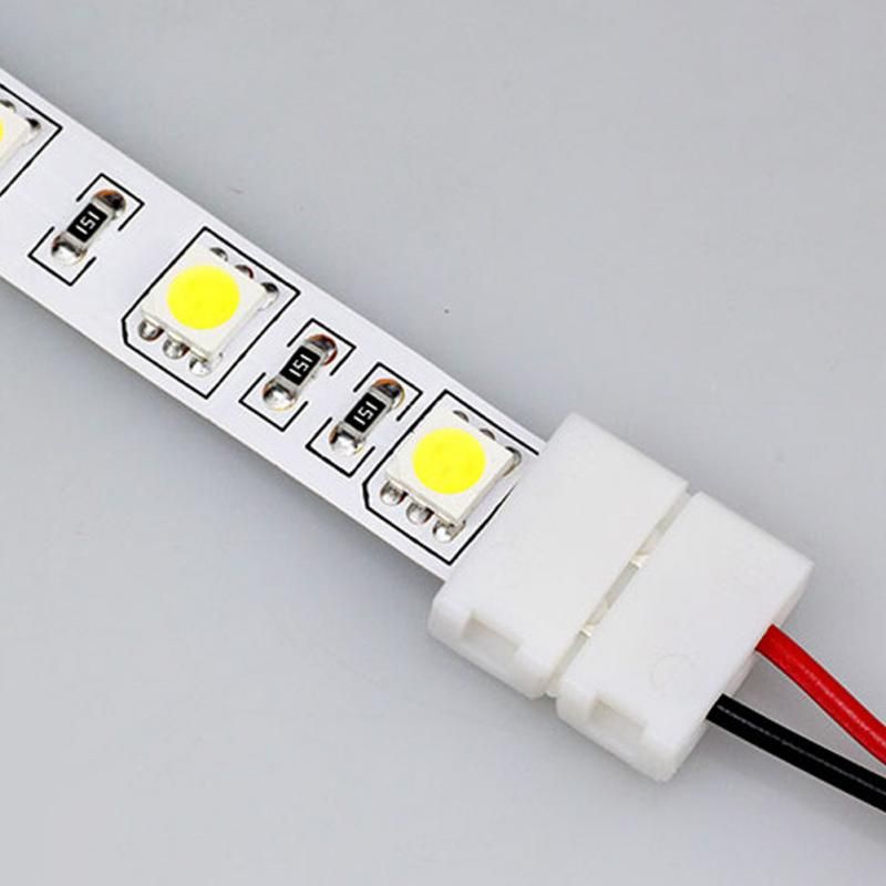 10 Pcs 2 Pin Power 8mm 10mm LED Strips Lights Connector