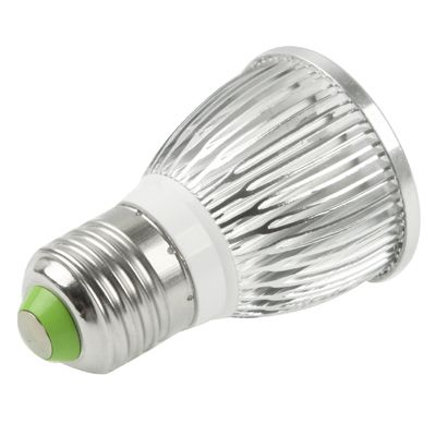E27 6W 3 LEDs LED Spotlight Adjustable Brightness Lamp Bulb