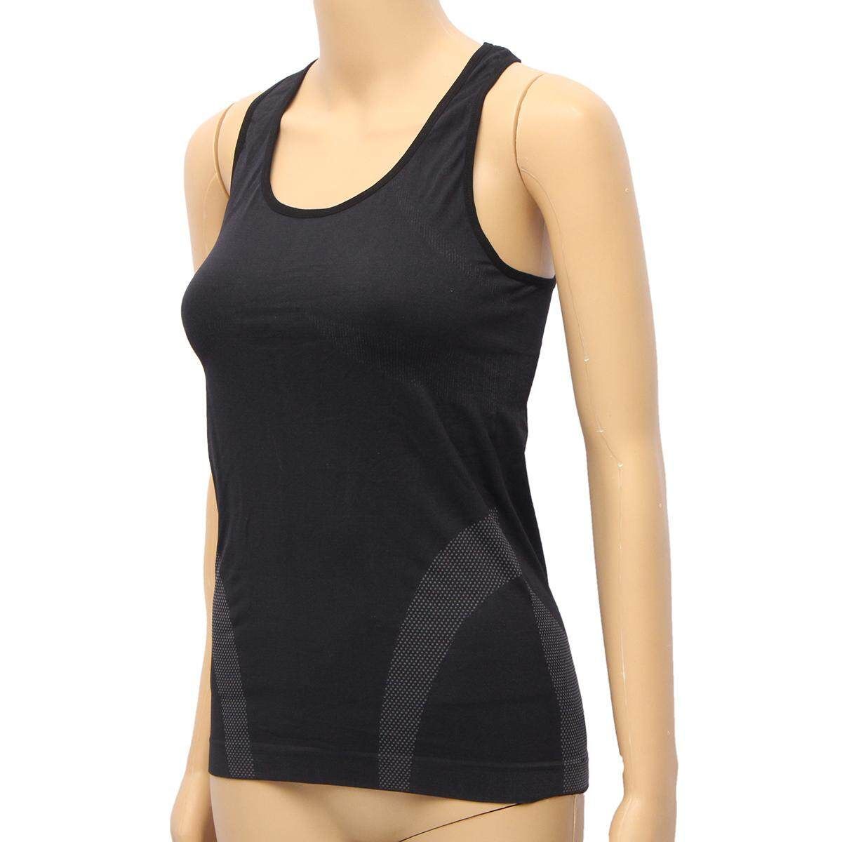 Women Gym Sports Shirt Sleeveless Top Singlet Ladies Fitness Yoga Running M M