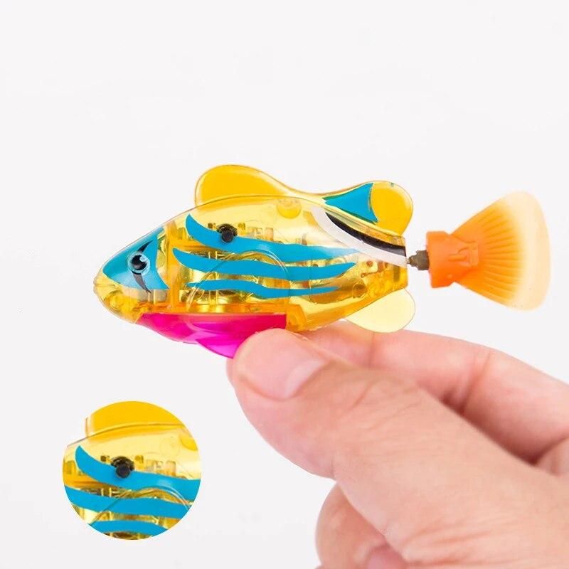 Sensor Swimming Fish Swimming Simulation Electric Cool Colorful Fish Summer Water Play Toys Magical Light-emitting Swimming Fish
