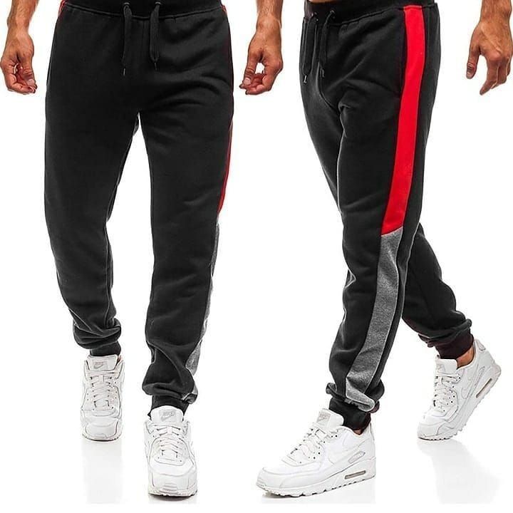 Men's Black Jogger Casual Trouser