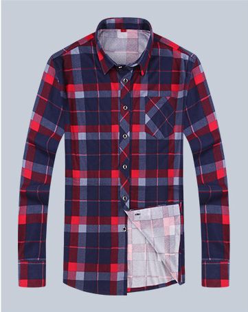 2 In 1 New Men's Casual Fashion Long Sleeve Shirt