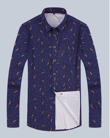 2 In 1 New Men's Casual Fashion Long Sleeve Shirt