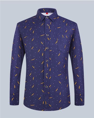 2 In 1 New Men's Casual Fashion Long Sleeve Shirt