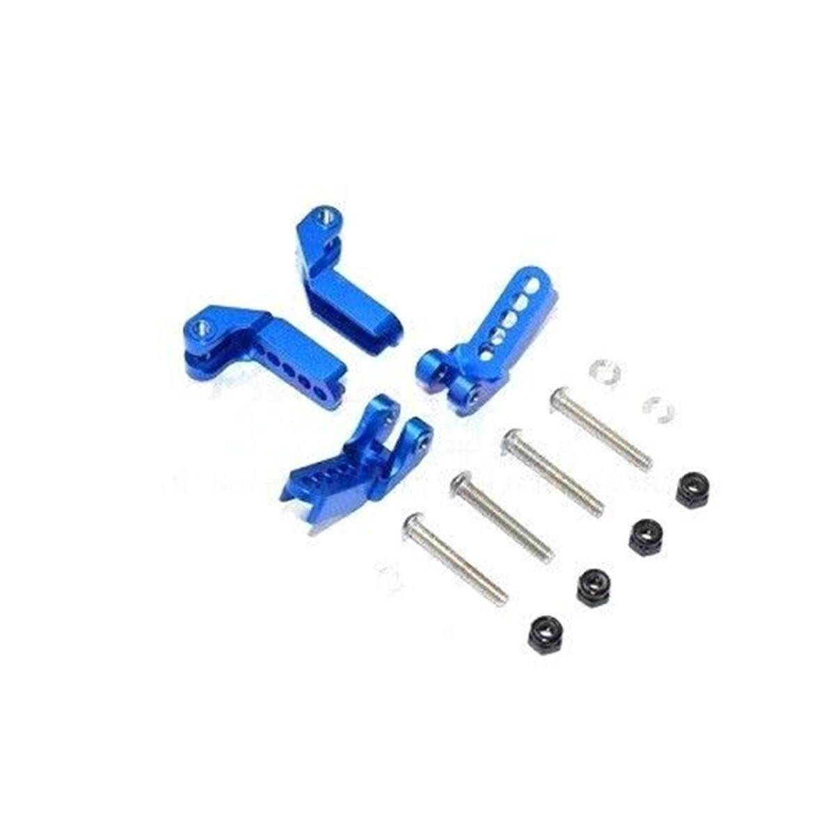 1/10 Traxxas TRX-4 Defender Red Aluminum Adjustable Front & Rear Damper Mount #red Blue (blue)