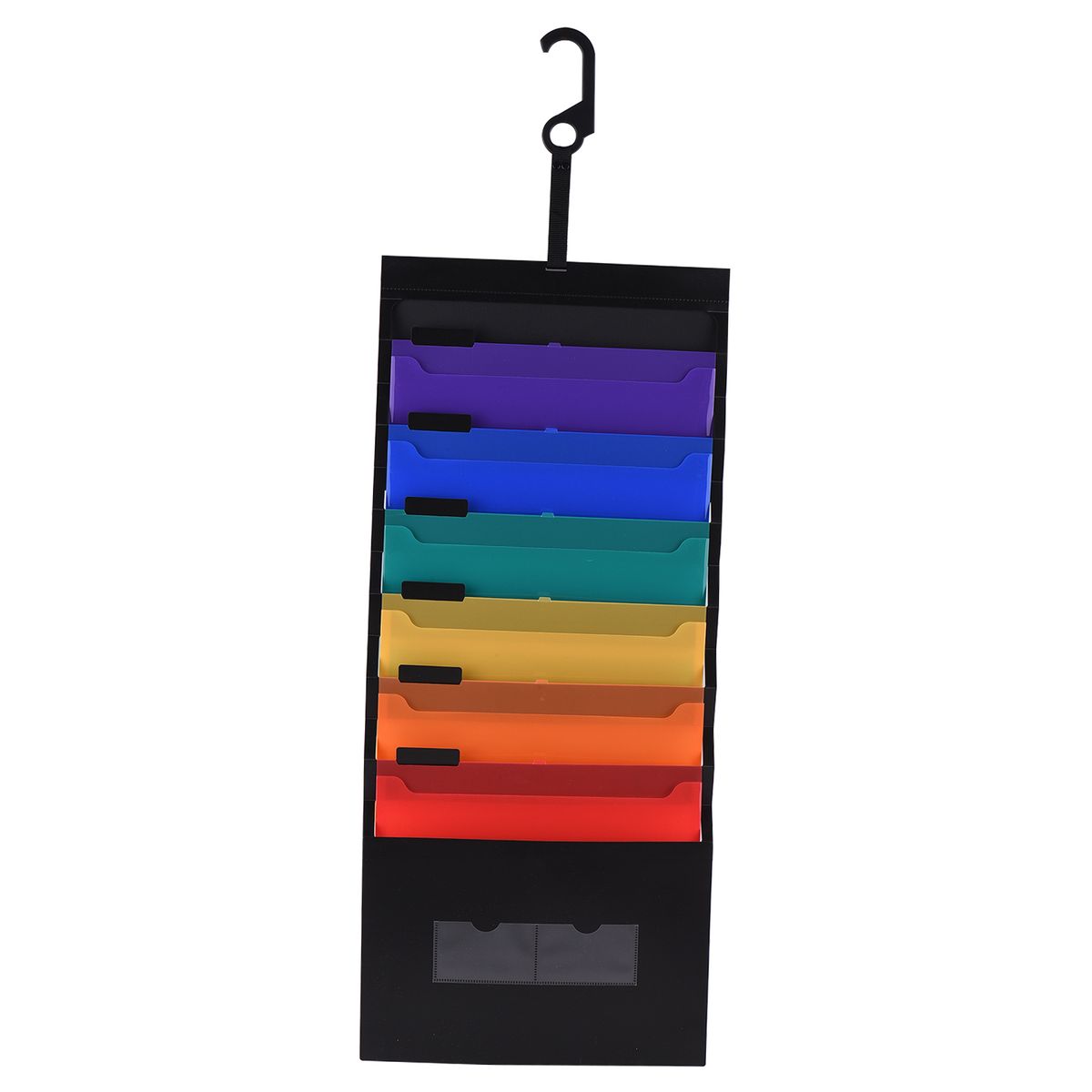 6 Pockets Hanging File Folder Accordian File Organizer A4
