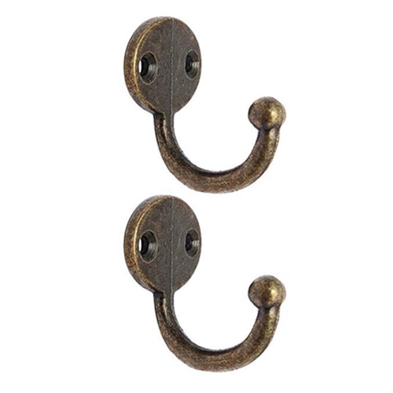Lot 6pcs Retro Coat Hat Hook Door Wall Hanger Alloy 35 X