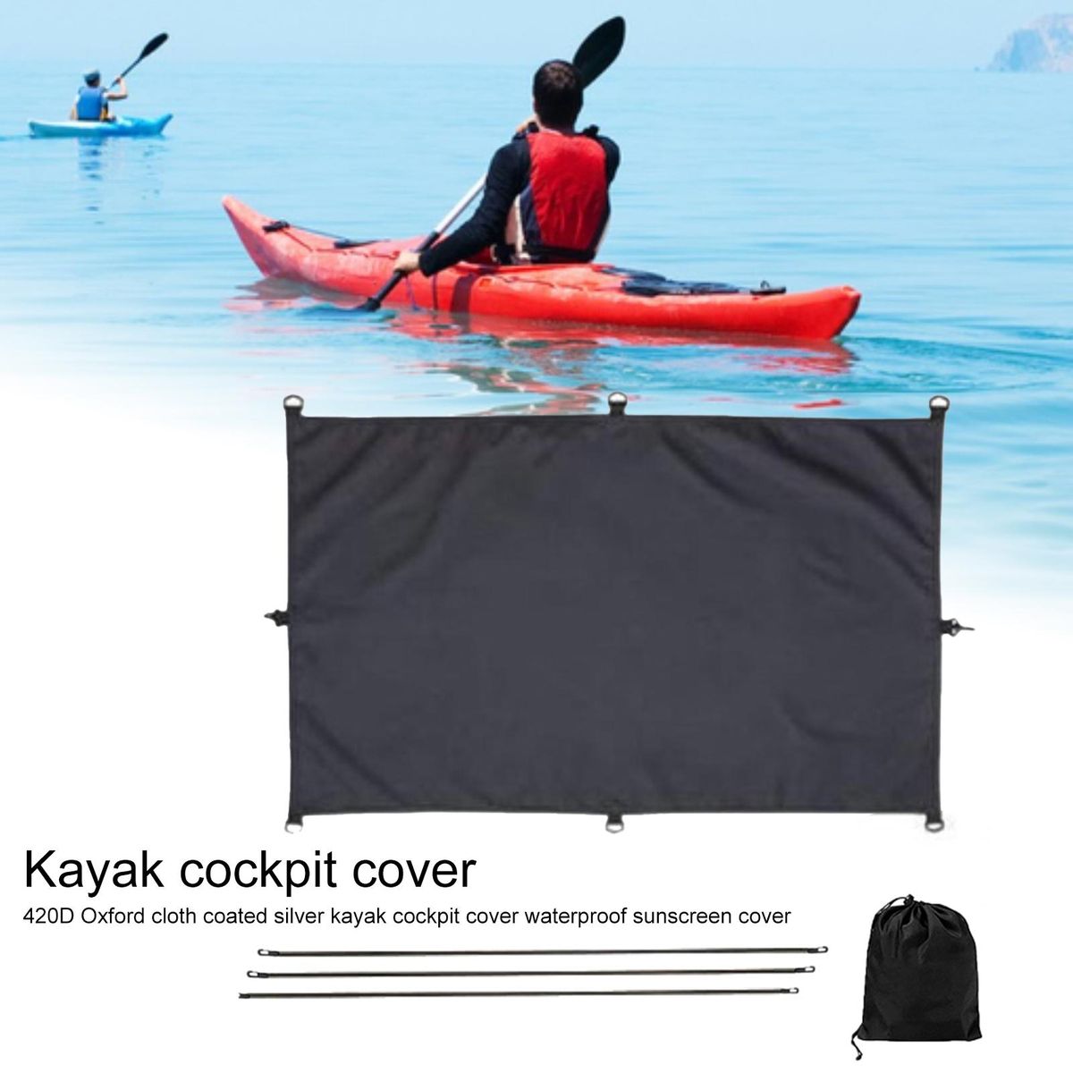 Kayak Protective Cover Indoor Outdoor Storage Kayak Drape