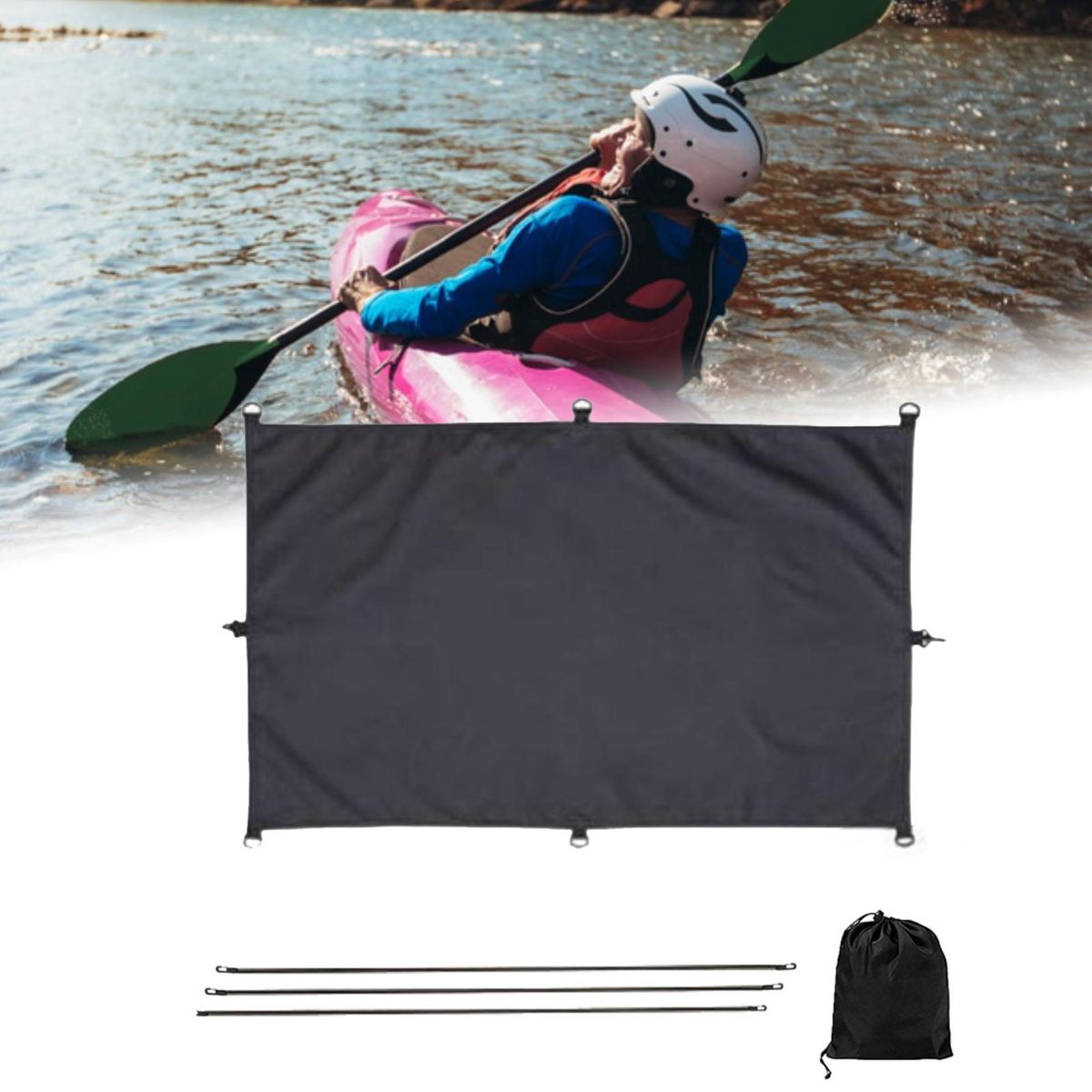 Kayak Protective Cover Indoor Outdoor Storage Kayak Drape