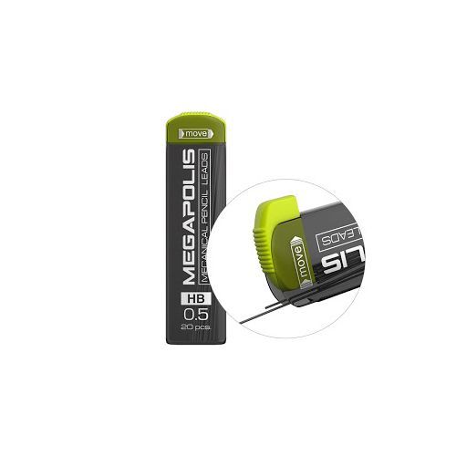 HB Mechanical Pencil, 0.5mm Diameter 20 Leads Per Container