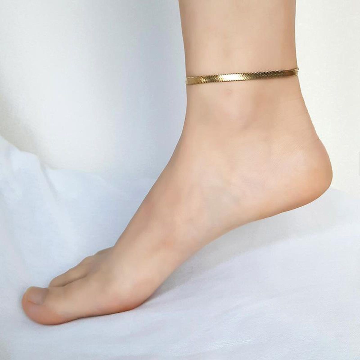 4mm Stainless Steel Necklace Chain Men Long  Gold