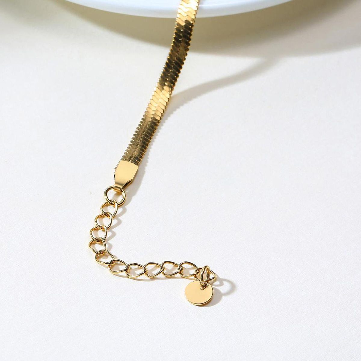 4mm Stainless Steel Necklace Chain Men Long  Gold