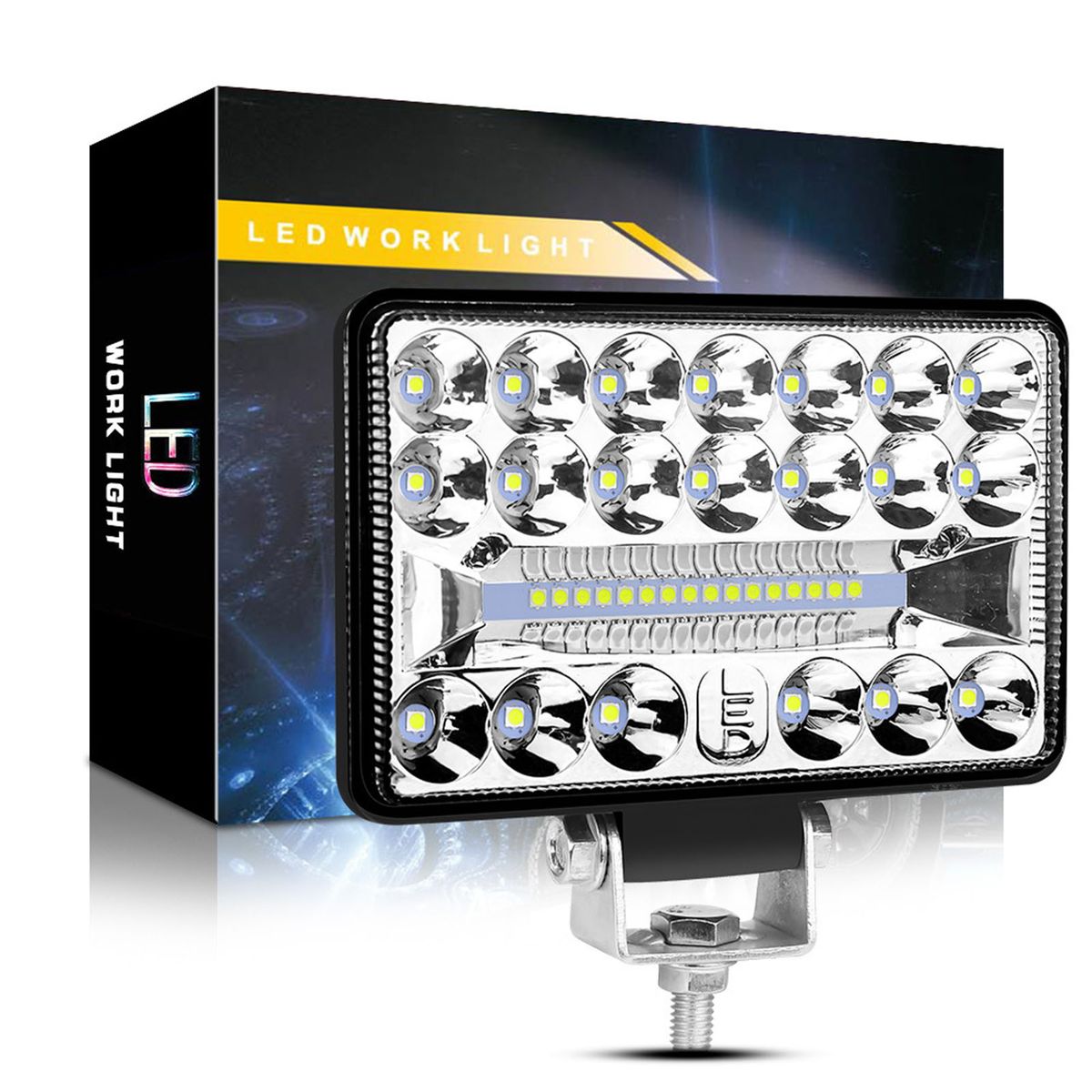 1Pcs 108W 5inch 6500K LED Work Light Fog   Driving Light