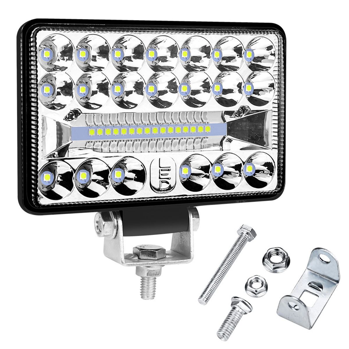 1Pcs 108W 5inch 6500K LED Work Light Fog   Driving Light