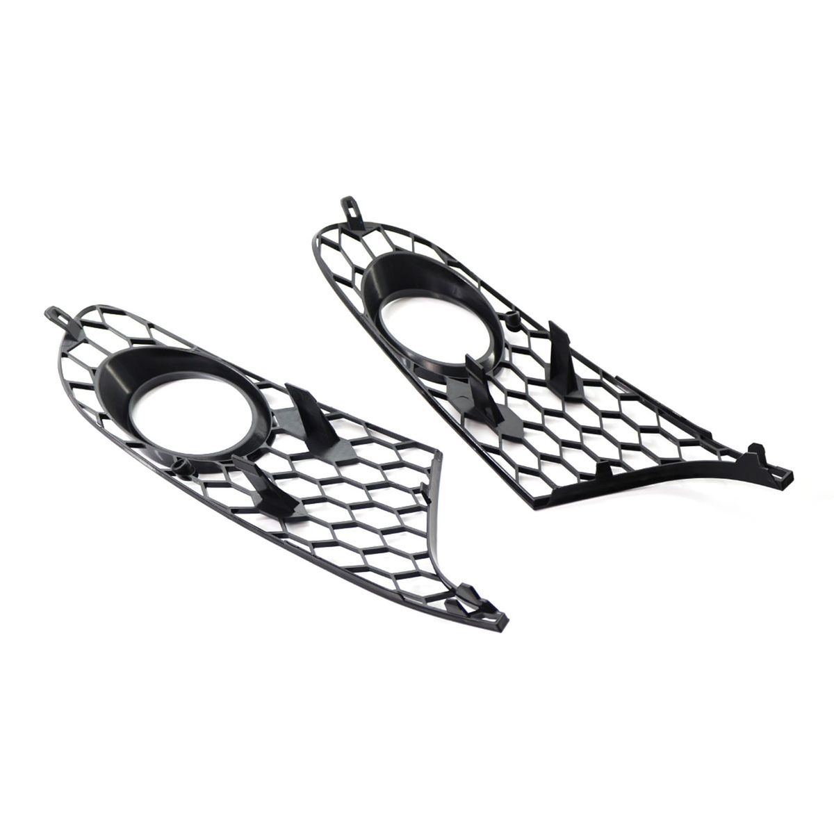 1 Pair Of Car Auto Balck Honeycomb Front Bumper Fog Light